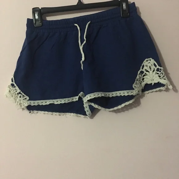 Freshman blue lace lounge shorts - Picture 1 of 4